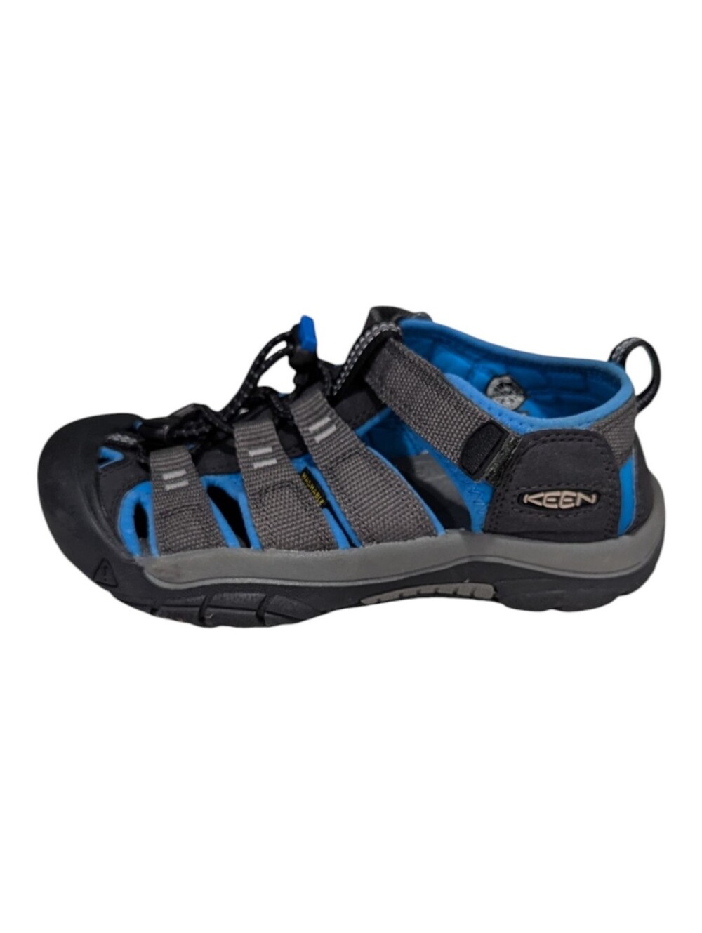 Keen Kids Gray Grey Blue Hiking Shoes Newport Water Sandal Active Boys Size 1